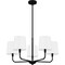 Quoizel Gallagher Chandelier 5 Lights Matte Black GGR5028MBK - alternate 4